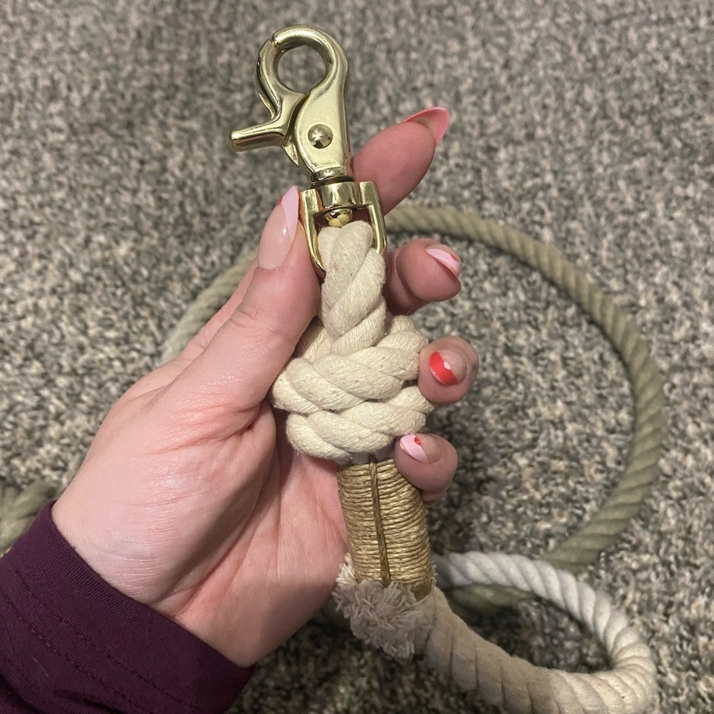 Two-Tone Rope Dog Leash - Picture 3 of 4